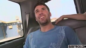 Jock accepts to fuck man for car cash